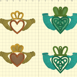 Claddagh Bundle - Embroidery Files